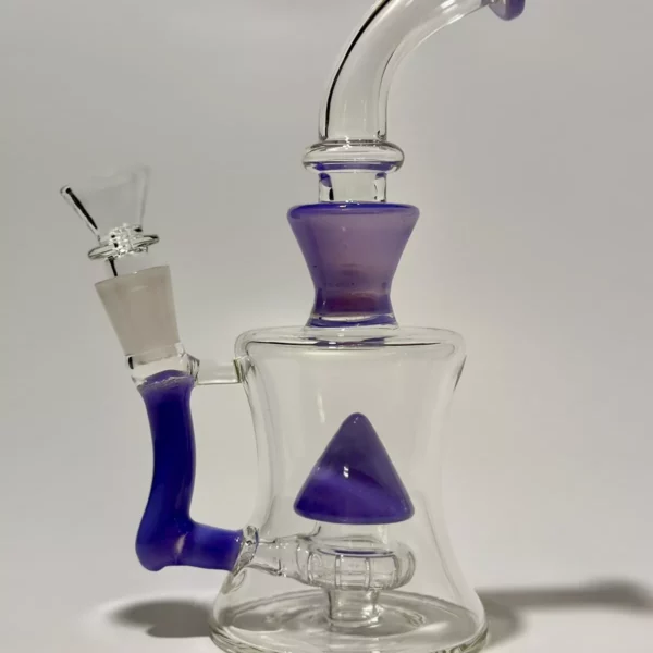 8Inch Showerhead Perc Pyrex Glass Pipe Mixed Colors Bubbler Hookah Glass Smoking