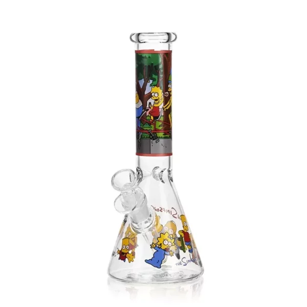 10-in Scoopy-Doo Decal Glass Hookah Beaker Smoking Oil Brner Glass Water Pipe