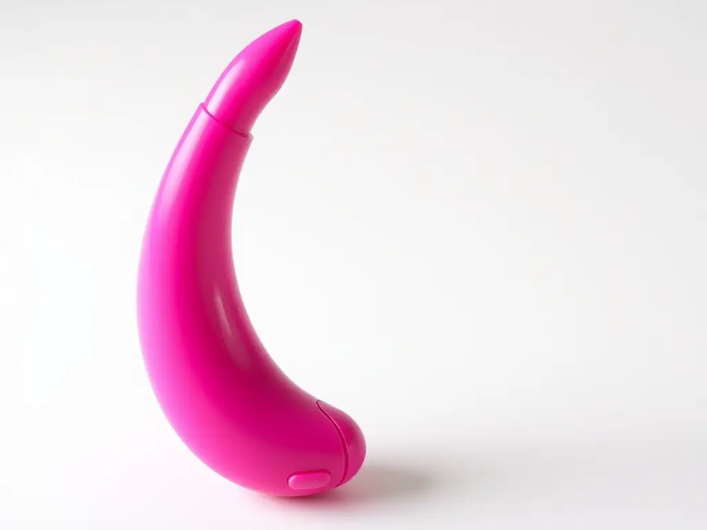 A luxurious vibrator with a smooth, contoured design, made from soft silicone in a deep royal purple color, with a subtle gold accent at the base.