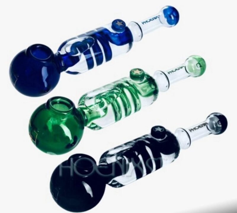 PHOENIX STAR Freezable Coil Spoon Hand Pipe 9.5 Inches